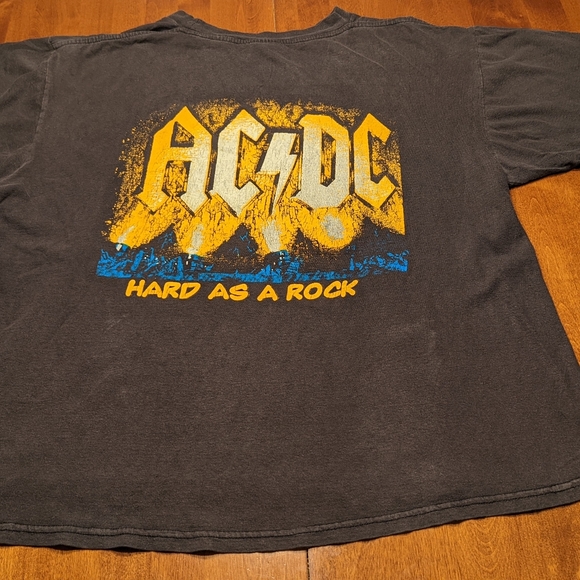 100% Original Vintage AC/DC Ball breaker/ Hard as a Rock Contert T-Shirt - Picture 7 of 7